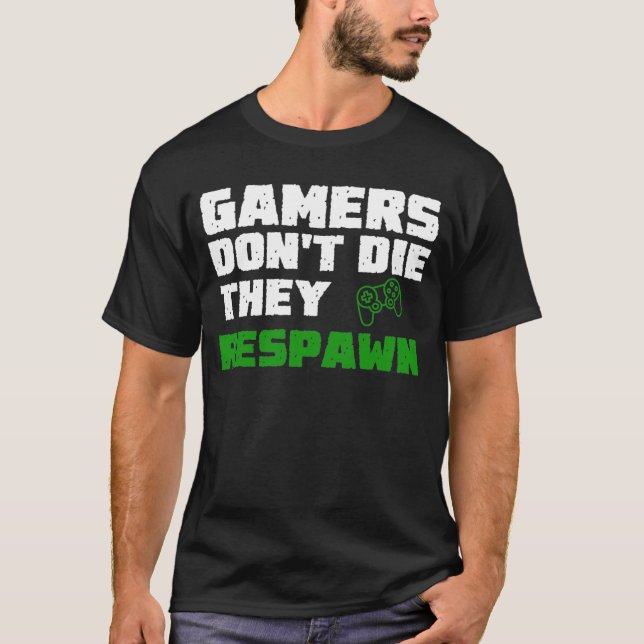 T-shirt Les joueurs ne meurent pas (Devant)