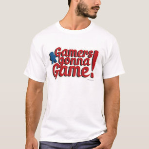 T-shirt Les joueurs vont jouer amusant Boardgame Slogan