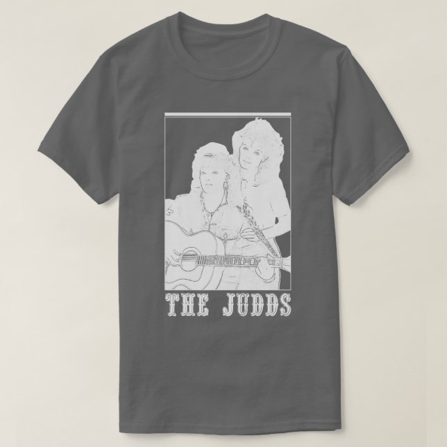 T-shirt Les Judds 80s Rétro blanc (Design devant)