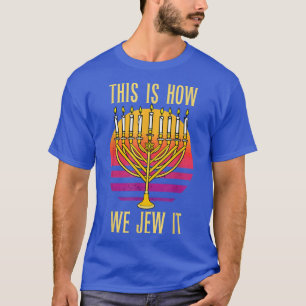T-shirt Les Juifs Hanoukka Chanukah Drôle Hommes Israélien