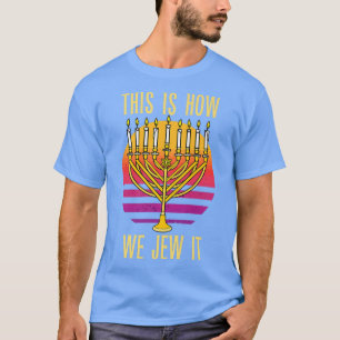 T-shirt Les Juifs Hanoukka Chanukah Drôle Hommes Israélien