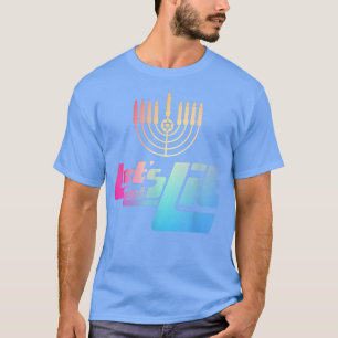 T-shirt Les juives amusantes Hanoukka Menorah - LÈVE LI