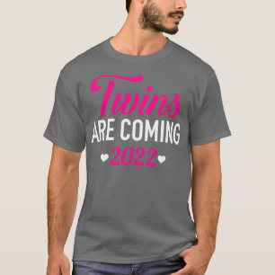 T-shirt Les jumeaux vont arriver en 2022 pour la faire-par