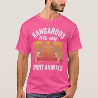 T-shirt Les kangourous sont mes animaux spirituels Kangaro