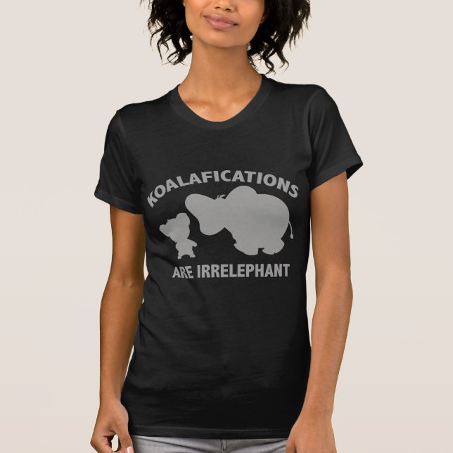 T-shirt Les Koalifications Sont Irpertinentes (Devant)
