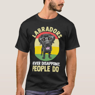 T-shirt les labradors ne décevent jamais les gens font les