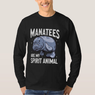 T-shirt Les lamantins Sont Mon Esprit Animaux Mer Animaux