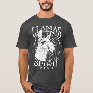 T-shirt Les lamas sont mon cadeau d'animal spirituel