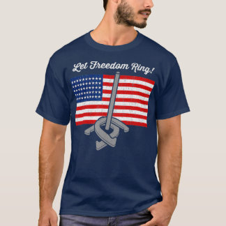 T-shirt Les lanceurs de fer à cheval Freedom Horseshoe