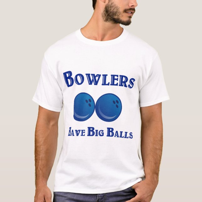 T-shirt Les lanceurs ont de grandes boules (Devant)