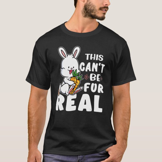 T-shirt Les lapins ça ne peut pas être vrai (Devant)