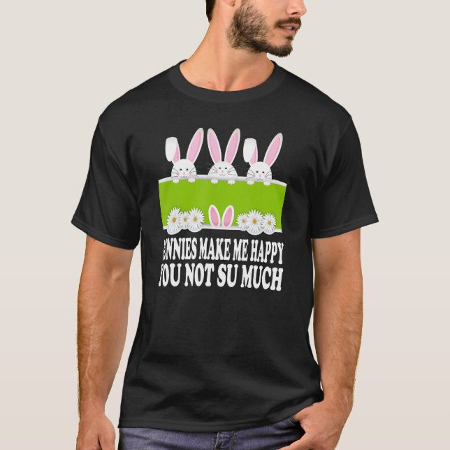 T-shirt Les lapins Me Rendent Heureux (Devant)