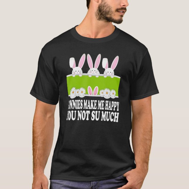 T-shirt Les lapins Me Rendent Heureux (Devant)