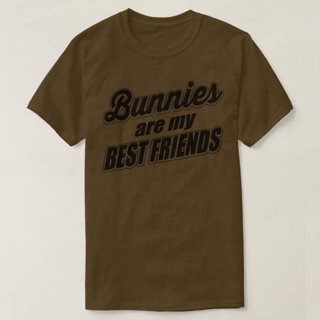 T-shirt Les lapins sont mes meilleurs amis (Design devant)