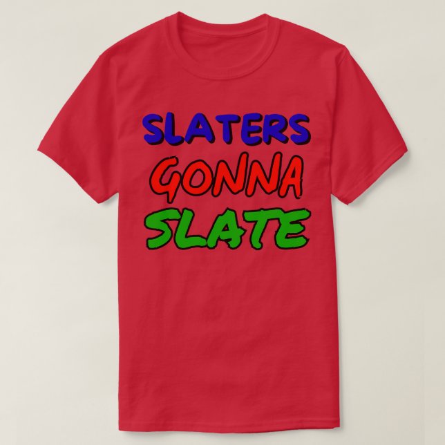 T-shirt les lattes vont s'incliner (Design devant)