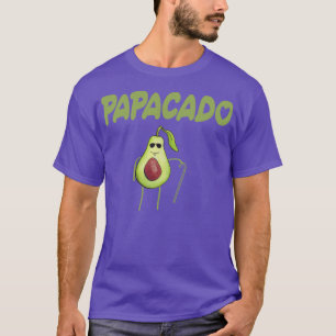 T-shirt Les Lauracées Funny Papacado Papa amp Cadeau père