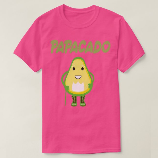 T-shirt Les Lauracées Funny Papacado Papa amp Cadeau père  (Design devant)