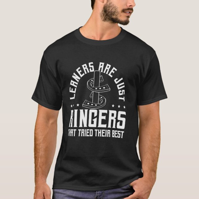 T-shirt Les Leaners Sont Juste Des Ringers Au Fer à Cheval (Devant)