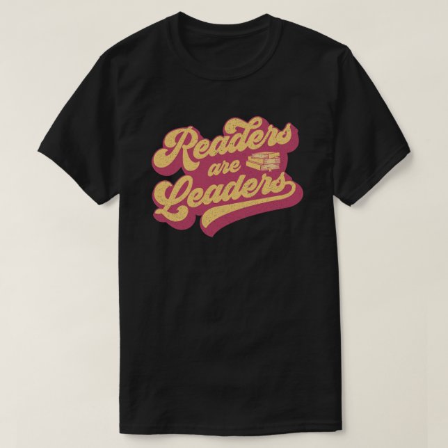 T-shirt Les Lecteurs Sont Leaders Boho Leopard Livre Lover (Design devant)