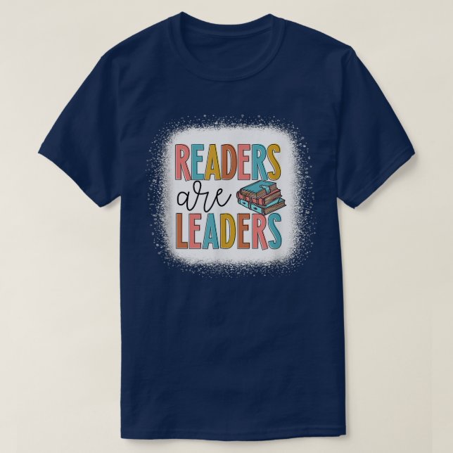 T-shirt Les Lecteurs Sont Leaders Inspirationnel Professeu (Design devant)