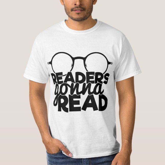 T-shirt Les Lecteurs Vont Lire La Lecture Drôle Drôle Dire (Devant)