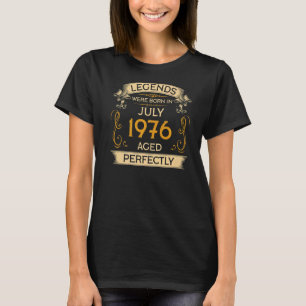 T-shirt Les Légendes D'Anniversaire Sont Nées En Juillet 1