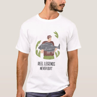 T-shirt Les légendes de bobine ne quittent jamais la chemi
