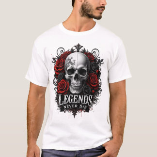 T-shirt les légendes ne meurent jamais