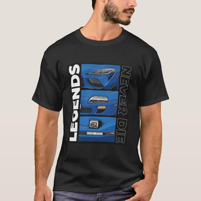 T-shirt Les légendes ne meurent jamais - Supra (Devant)