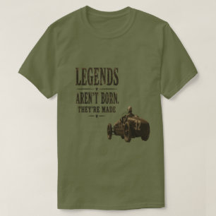 T-shirt Les légendes ne naissent pas, elles se font – Cour