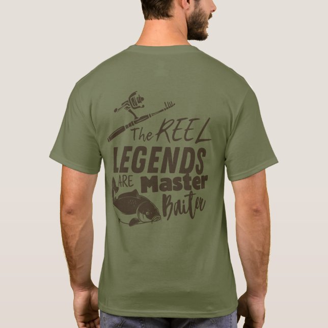 T-shirt Les légendes REEL | Poisson carpe (Dos)