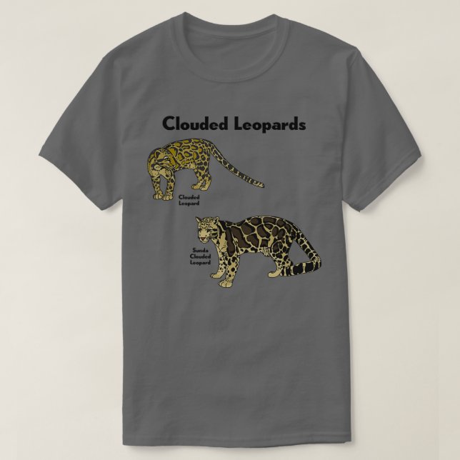 T-shirt Les léopards nuageux  (Design devant)