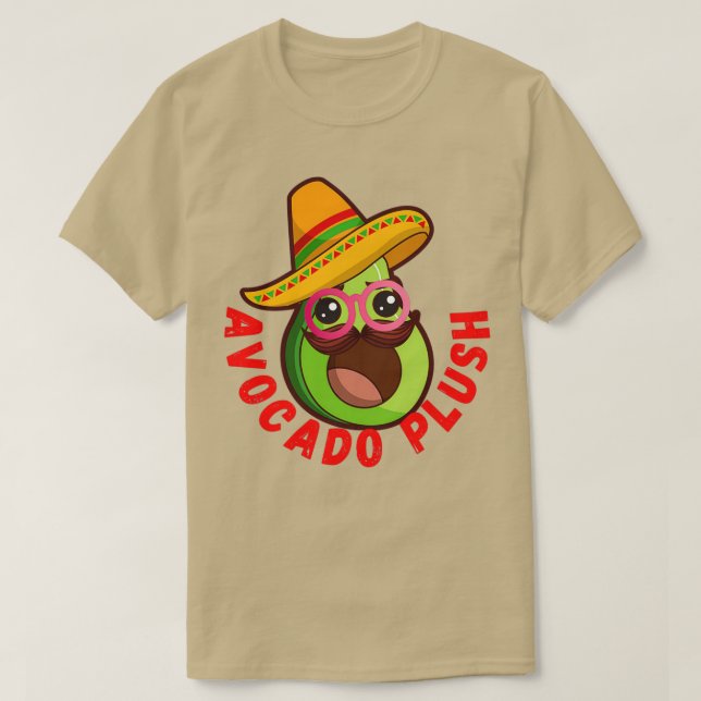 T-shirt Les letx27 plush Avocado apprécient (Design devant)