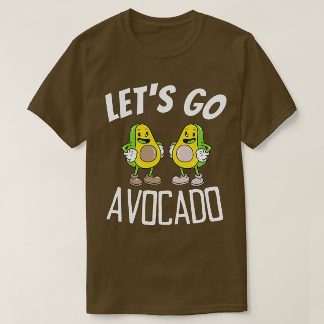 T-shirt Les Letx27 vont à Avocado 1 (Design devant)