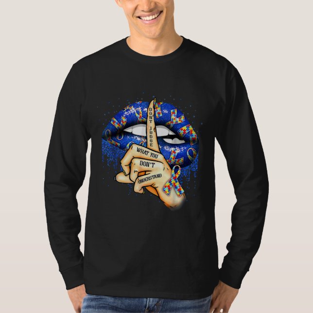 T-shirt Les Lèvres Ism Ne Jugent Pas Ce Que Vous Comprenez (Devant)