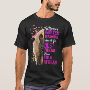 T-shirt Les lévriers afghans sont la meilleure amie d'une