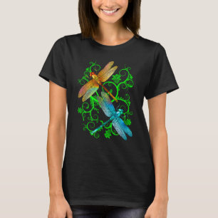 T-shirt Les libellules dans le jardin
