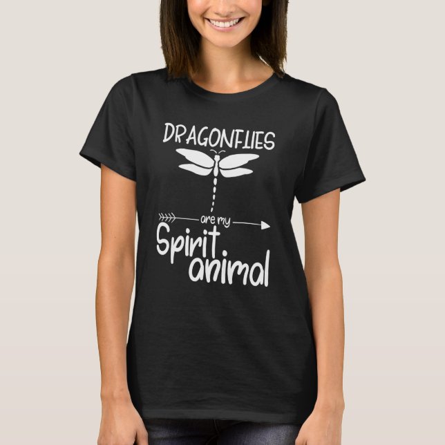 T-shirt Les libellules Sont Mon Esprit Animal Pour Hommes  (Devant)