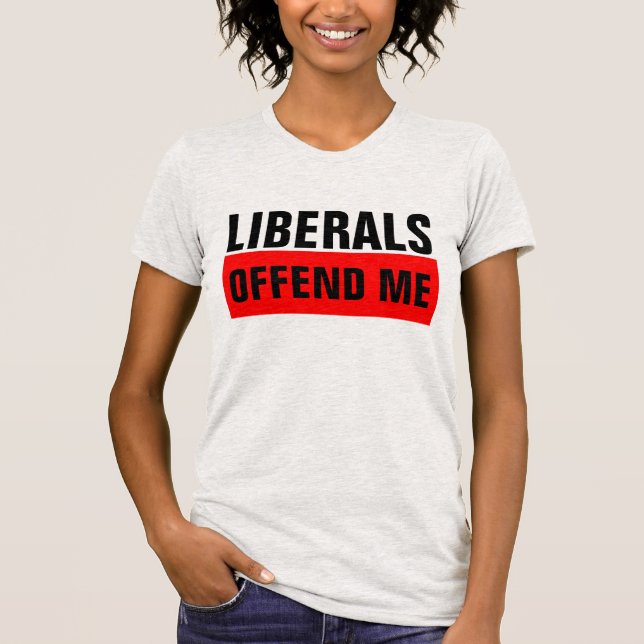 T-shirt LES LIBÉRAUX M'OFFRENT LES conservatrices-chemises (Devant)