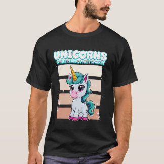 T-shirt Les licornes transforment Meh en licorne magique