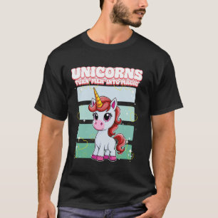 T-shirt Les licornes transforment Meh en licorne magique