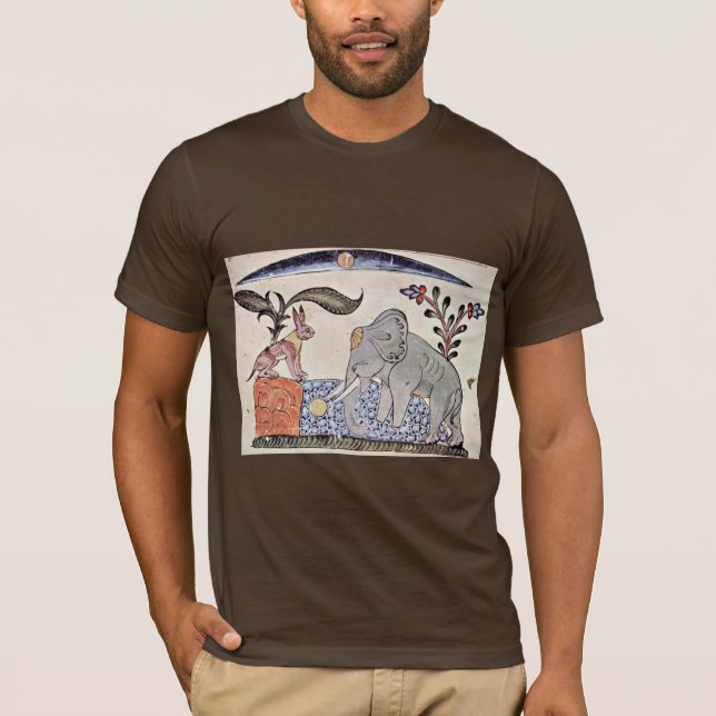 T-shirt Les lièvres et le Roi d'éléphant devant la MIR (Devant)