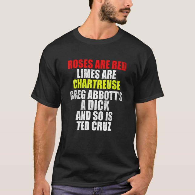 T-shirt Les limes sont chartreuse Gregg Abbott Ted Curz (Devant)