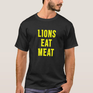 T-shirt Les Lions mangent de la viande Premium_2