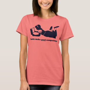 T-shirt Les livres font de bons compagnons