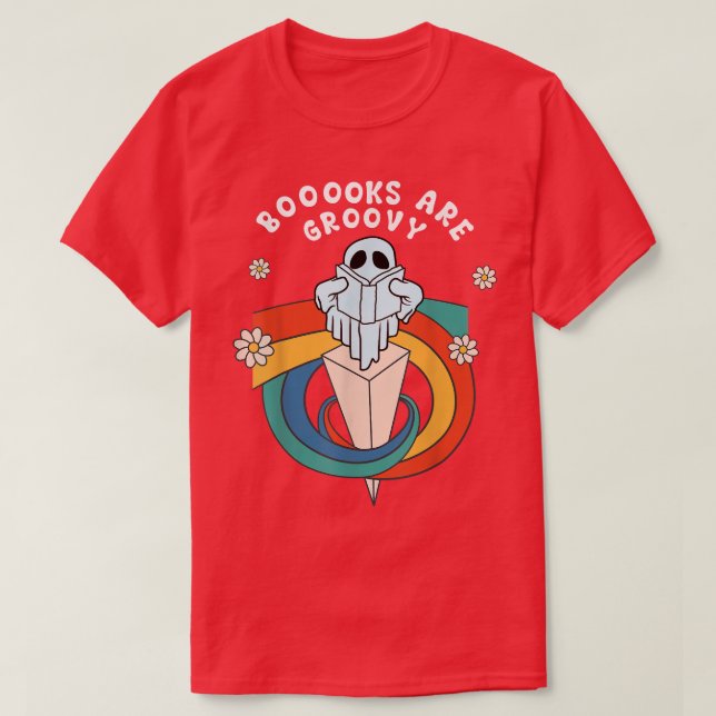T-shirt Les Livres Sont Super Drôle Halloween Livre Lover  (Design devant)