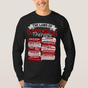 T-shirt Les Lois De La Thérapie Physique Awesome Thérapi