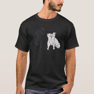 T-shirt Les Loups De Jujutsu Kaisen Megumi Noir Et Amp ; B