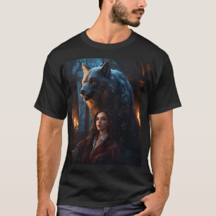 T-shirt Les loups mystiques : Un Imaginaire sombre Académi