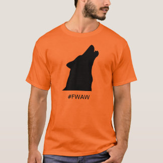 T-shirt les loups noircissent pour toujours sur l'or